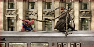 spider-man 2 - a shot from the film