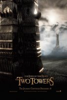 poster from the lord of the rings: the two towers