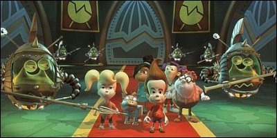 photograph from the set of jimmy neutron